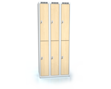 Divided cloakroom locker ALDERA 1800 x 750 x 500