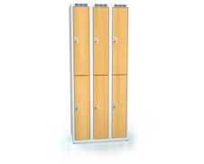 Divided cloakroom locker ALDERA 1800 x 750 x 500