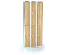 Divided cloakroom locker ALDERA 1800 x 750 x 500