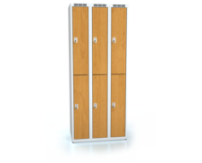 Divided cloakroom locker ALDERA 1800 x 750 x 500