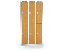 Divided cloakroom locker ALDERA 1800 x 900 x 500