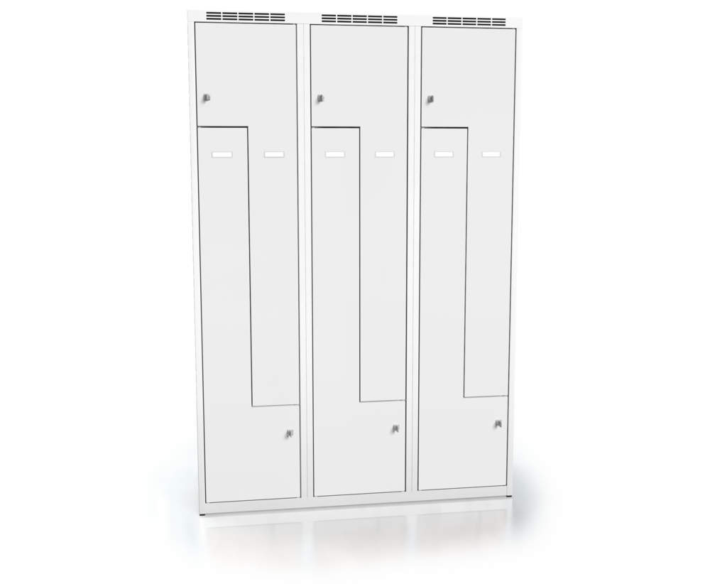 Cloakroom locker Z-shaped doors ALSIN 1800 x 1200 x 500