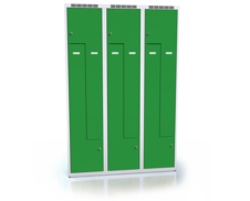 Cloakroom locker Z-shaped doors ALSIN 1800 x 1200 x 500