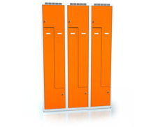 Cloakroom locker Z-shaped doors ALSIN 1800 x 1200 x 500