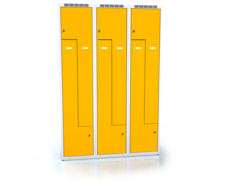 Cloakroom locker Z-shaped doors ALSIN 1800 x 1200 x 500