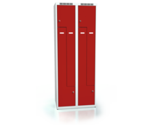 Cloakroom locker Z-shaped doors ALSIN 1800 x 700 x 500