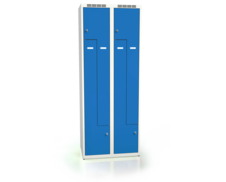 Cloakroom locker Z-shaped doors ALSIN 1800 x 700 x 500