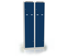 Cloakroom locker Z-shaped doors ALSIN 1800 x 800 x 500