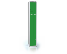 Cloakroom locker Z-shaped doors ALDUR 1 1800 x 300 x 500