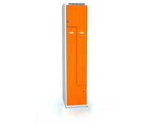 Cloakroom locker Z-shaped doors ALDOP 1800 x 400 x 500