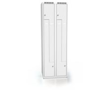 Cloakroom locker Z-shaped doors ALDUR 1 1800 x 600 x 500