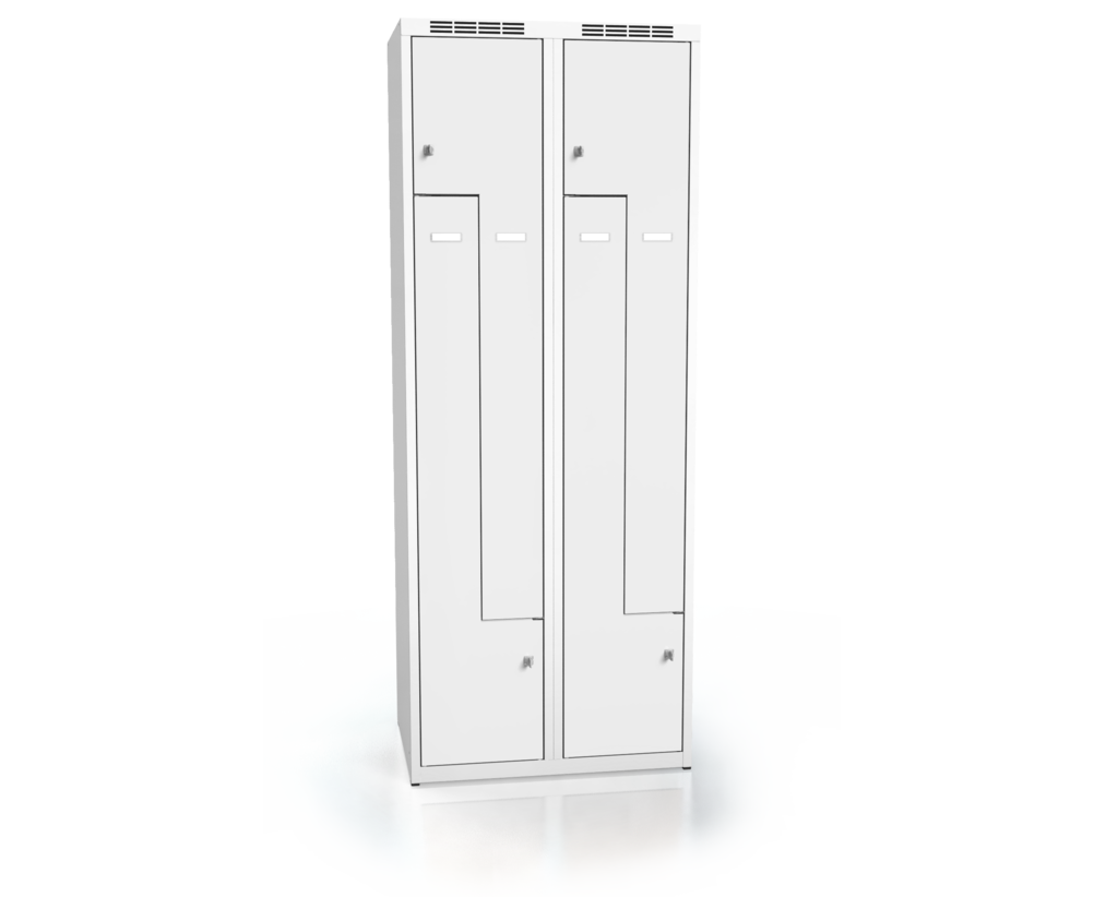 Cloakroom locker Z-shaped doors ALDUR 1 1800 x 700 x 500