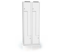 Cloakroom locker Z-shaped doors ALDUR 1 1800 x 700 x 500