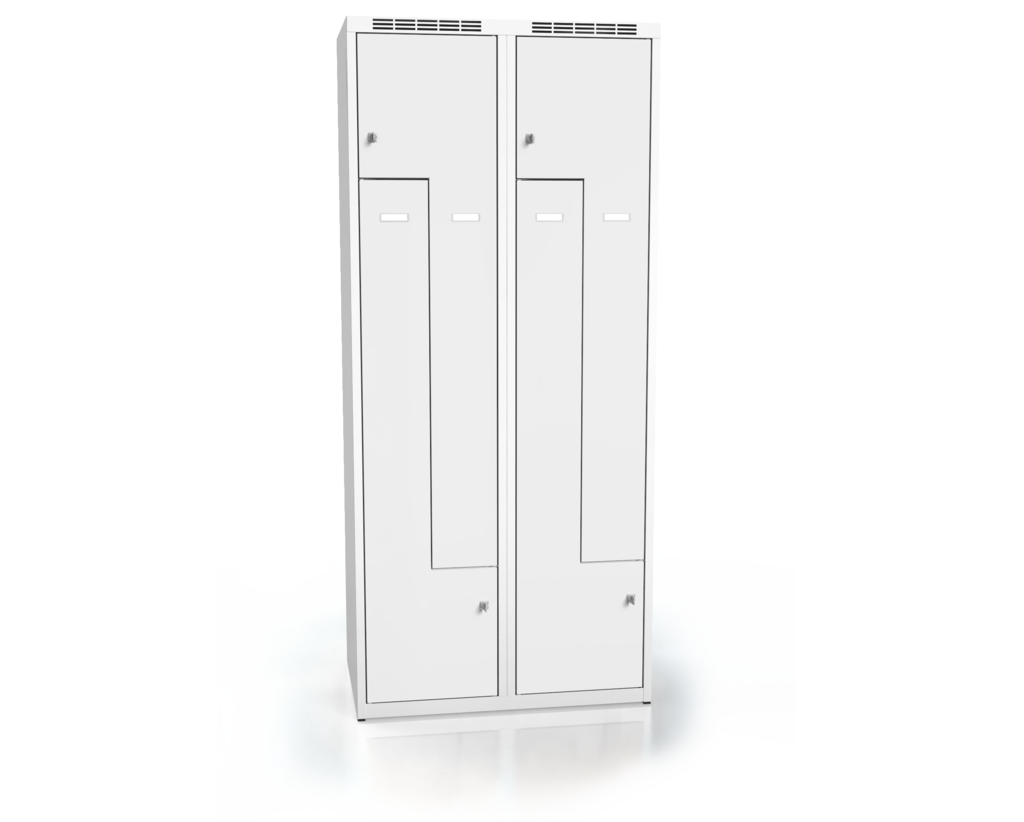 Cloakroom locker Z-shaped doors ALDUR 1 1800 x 800 x 500