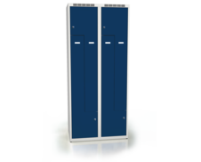 Cloakroom locker Z-shaped doors ALDUR 1 1800 x 800 x 500