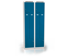 Cloakroom locker Z-shaped doors ALDUR 1 1800 x 800 x 500