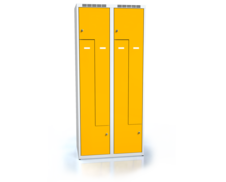 Cloakroom locker Z-shaped doors ALDUR 1 1800 x 800 x 500
