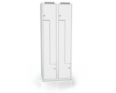 Cloakroom locker Z-shaped doors ALDOP 1800 x 700 x 500