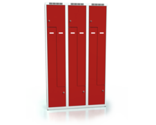 Cloakroom locker Z-shaped doors ALDUR 1 1800 x 1050 x 500