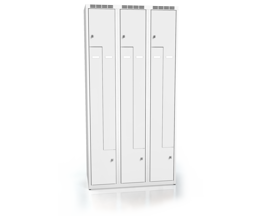 Cloakroom locker Z-shaped doors ALDOP 1800 x 900 x 500