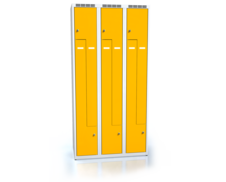 Cloakroom locker Z-shaped doors ALDOP 1800 x 900 x 500