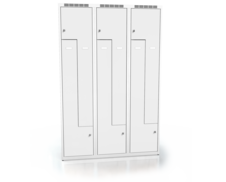 Cloakroom locker Z-shaped doors ALDOP 1800 x 1200 x 500