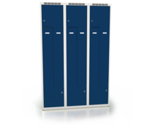 Cloakroom locker Z-shaped doors ALDOP 1800 x 1200 x 500