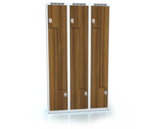 Cloakroom locker Z-shaped doors ALDERA 1800 x 1050 x 500