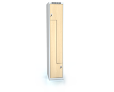 Cloakroom locker Z-shaped doors ALDERA 1800 x 350 x 500