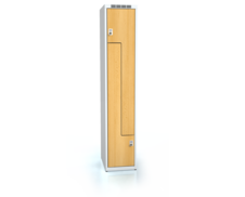 Cloakroom locker Z-shaped doors ALDERA 1800 x 350 x 500