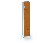 Cloakroom locker Z-shaped doors ALDERA 1800 x 350 x 500