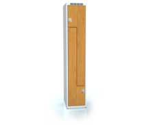 Cloakroom locker Z-shaped doors ALDERA 1800 x 350 x 500