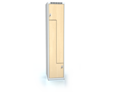 Cloakroom locker Z-shaped doors ALDERA 1800 x 400 x 500