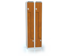 Cloakroom locker Z-shaped doors ALDERA 1800 x 600 x 500