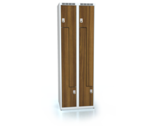 Cloakroom locker Z-shaped doors ALDERA 1800 x 600 x 500