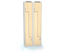 Cloakroom locker Z-shaped doors ALDERA 1800 x 700 x 500