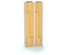 Cloakroom locker Z-shaped doors ALDERA 1800 x 700 x 500