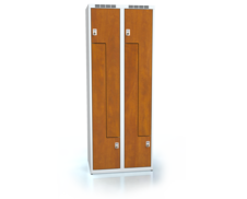 Cloakroom locker Z-shaped doors ALDERA 1800 x 700 x 500