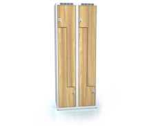 Cloakroom locker Z-shaped doors ALDERA 1800 x 700 x 500