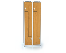 Cloakroom locker Z-shaped doors ALDERA 1800 x 700 x 500