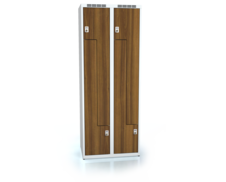 Cloakroom locker Z-shaped doors ALDERA 1800 x 700 x 500