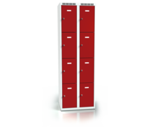 Cloakroom locker with eight lockable boxes ALSIN 1800 x 600 x 500