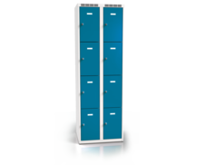 Cloakroom locker with eight lockable boxes ALSIN 1800 x 600 x 500