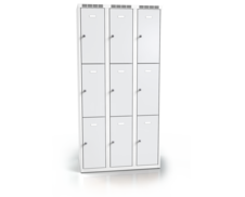 Cloakroom locker with nine lockable boxes ALSIN 1800 x 900 x 500