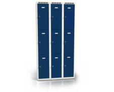 Cloakroom locker with nine lockable boxes ALSIN 1800 x 900 x 500