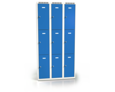 Cloakroom locker with nine lockable boxes ALSIN 1800 x 900 x 500