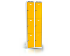 Cloakroom locker with six lockable boxes ALDOP 1800 x 600 x 500