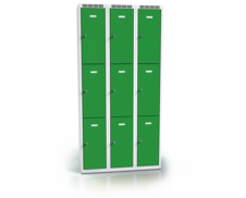 Cloakroom locker with nine lockable boxes ALDOP 1800 x 900 x 500