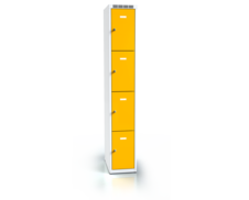 Cloakroom locker with four lockable boxes ALDOP 1800 x 300 x 500