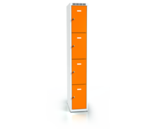 Cloakroom locker with four lockable boxes ALDOP 1800 x 300 x 500